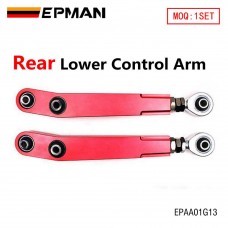 EPMAN Billet Aluminum Suspension Rear Adjustable LCA Lower Control Camber Arms Kit For 03-07 Lancer Evo 8 9 EPAA01G13